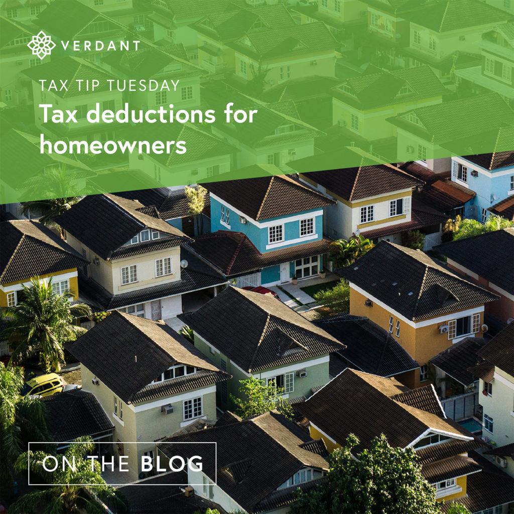 Tax deductions for homeowners